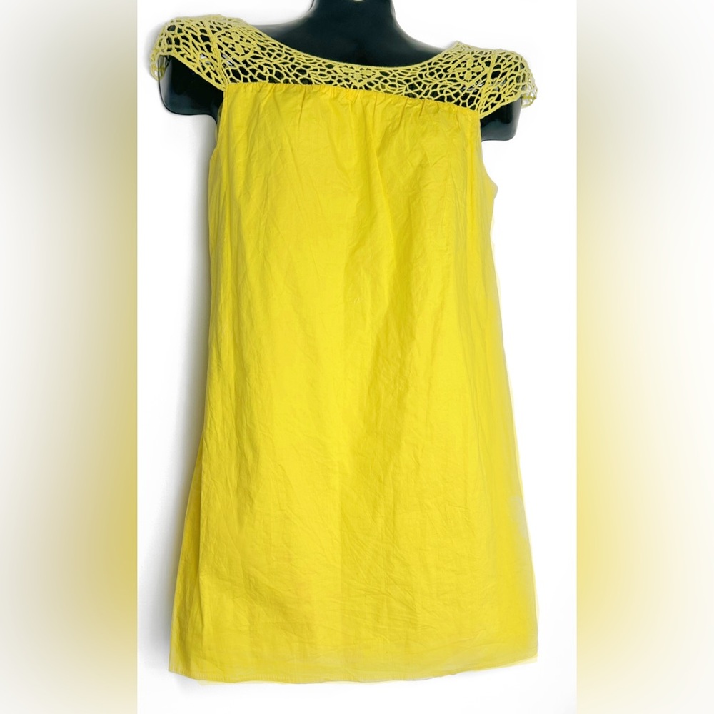 Bright Yellow A-Line Dress